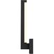 Lana LED 18 inch Sand Black Wall Sconce