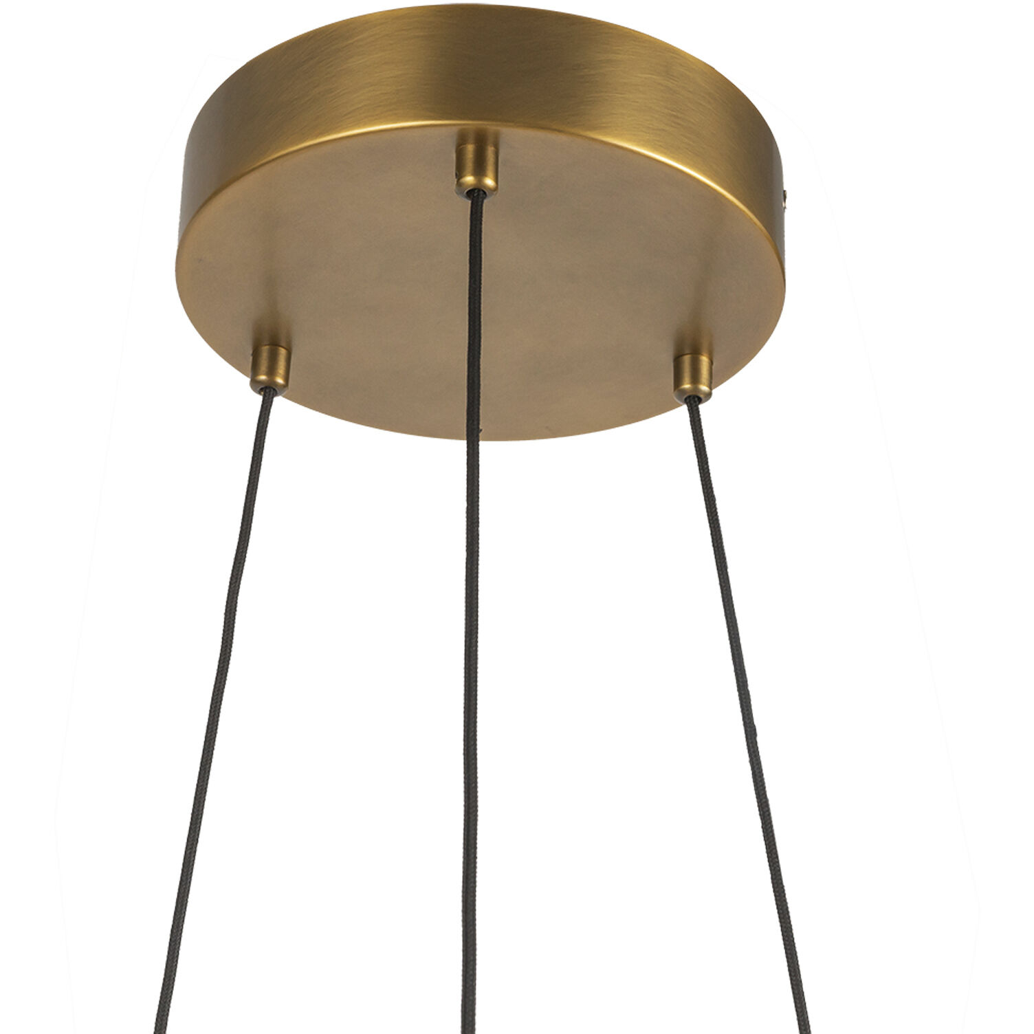 Lex LED 19.63 inch Vintage Brass Chandelier Ceiling Light