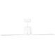 Peel 52 inch Matte White with Matte White ABS Blades Indoor/Outdoor Smart Ceiling Fan
