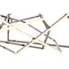 Canada LED 32 inch Chrome LED Chandelier Ceiling Light