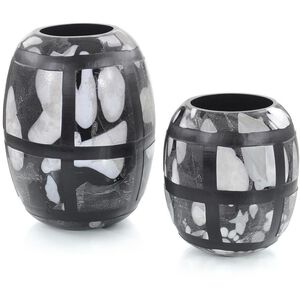 Glass Vases, Set of 2