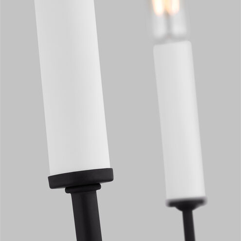 Greenwich 5 Light 24.13 inch Midnight Black Chandelier Ceiling Light