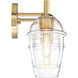 Summer Jazz 2 Light 16 inch Brushed Gold Vanity Light Wall Light