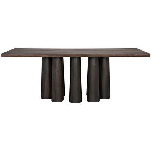 Severity 84 X 44 inch Ebony Dining Table