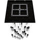 Original Glacier Avenue LED 36 inch Dark Bronze Multi Port Pendant Ceiling Light in Bubbled