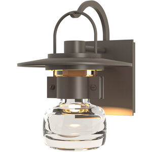 Mason 1 Light 9.7 inch Coastal Dark Smoke Outdoor Sconce, Small