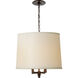 Barbara Barry Westport 4 Light 23 inch Bronze Hanging Shade Ceiling Light, Large