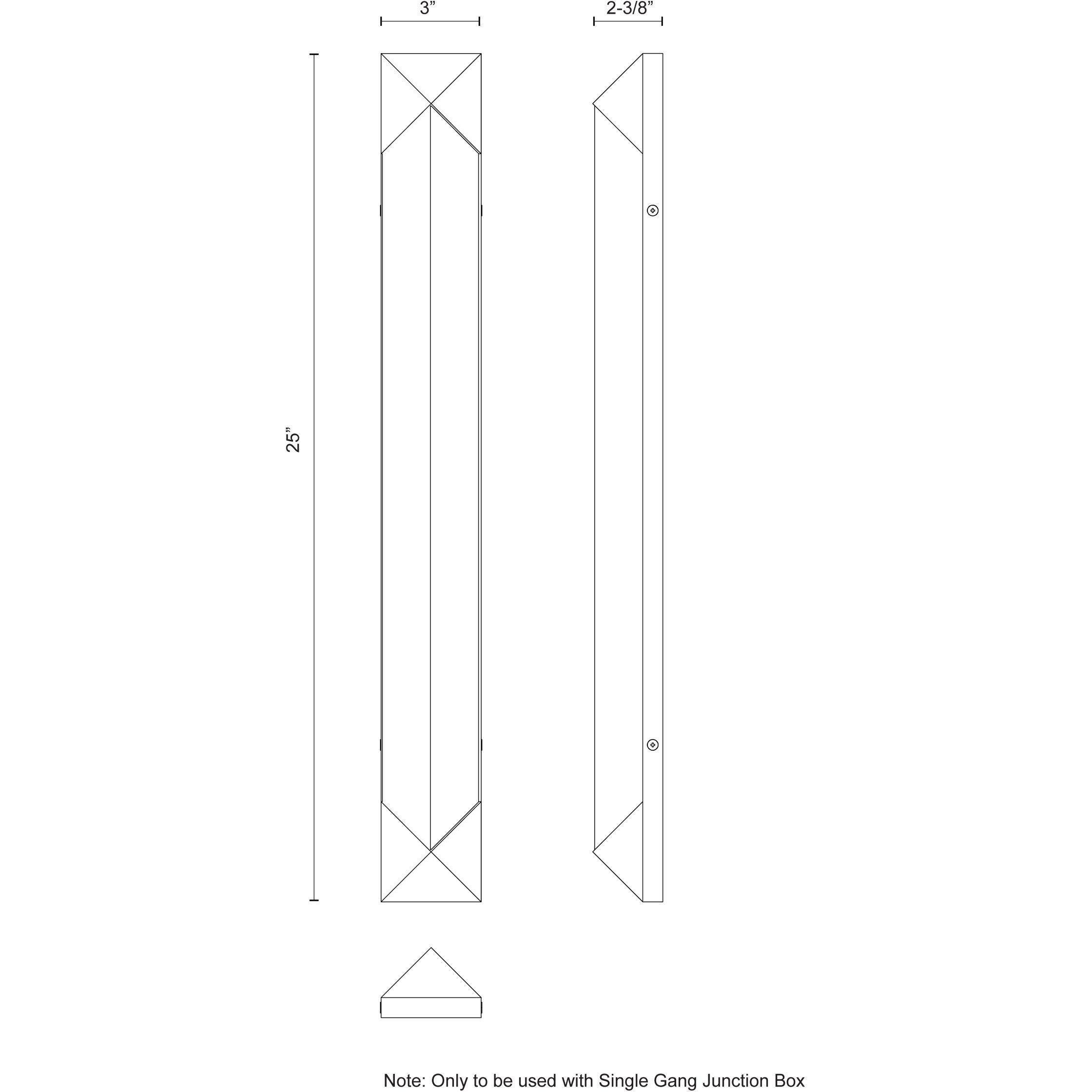 Caesar Wall/Vanity Light Wall Light in Vintage Brass