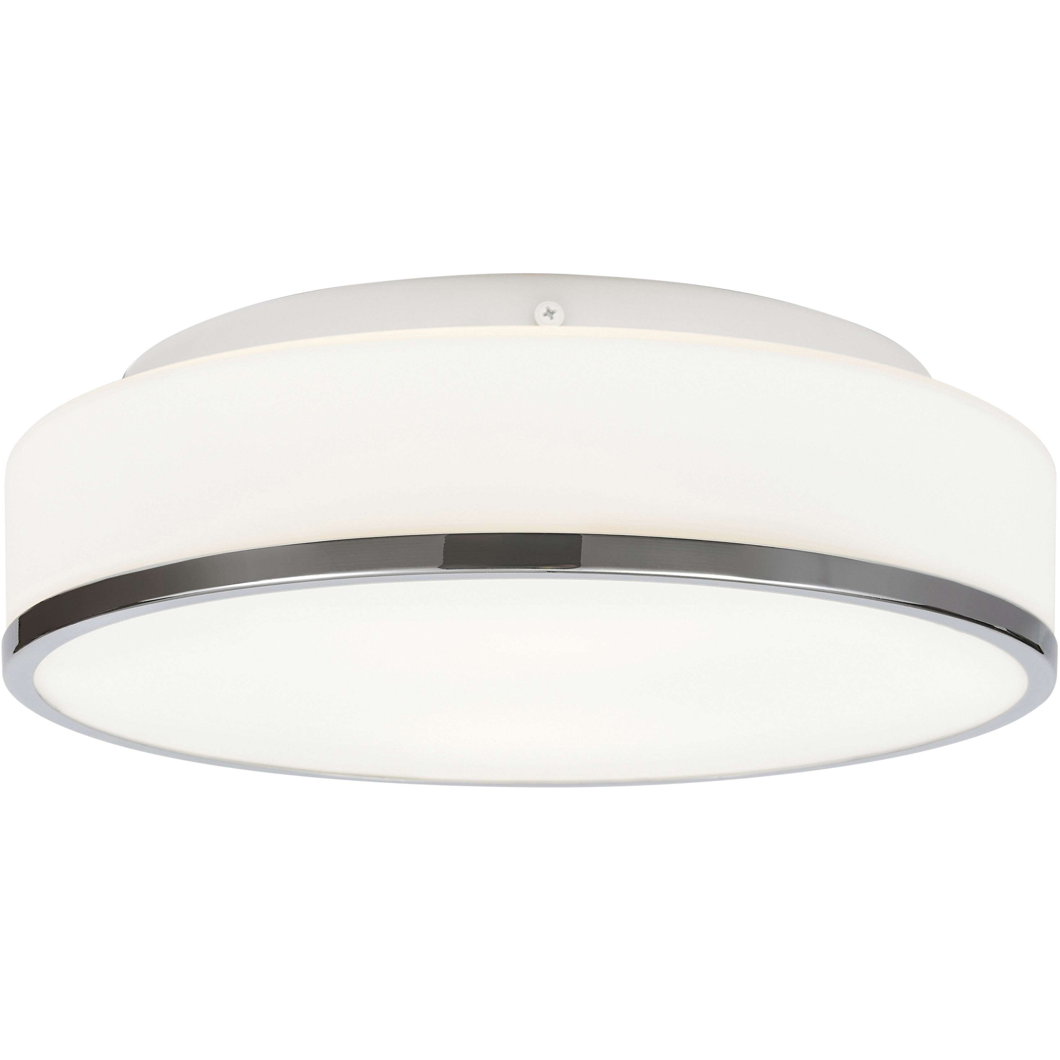 Aero LED 12.5 inch Chrome Flush Mount Ceiling Light