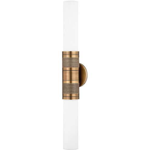 Liam 2 Light 4.75 inch Patina Brass ADA Wall Sconce Wall Light