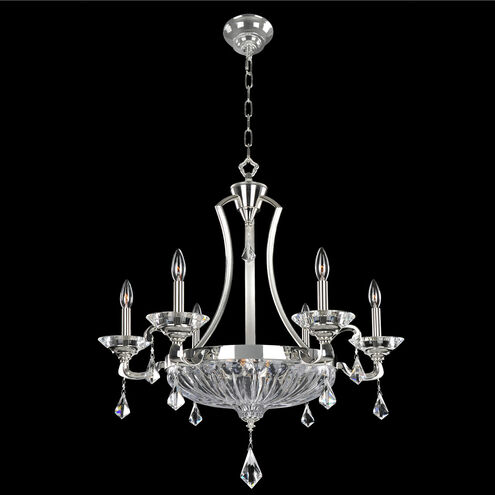 Orecchini 9 Light 29 inch Two Tone Silver Chandelier Ceiling Light