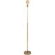 Ira 58 inch 60 watt Antique Brass Floor Lamp Portable Light
