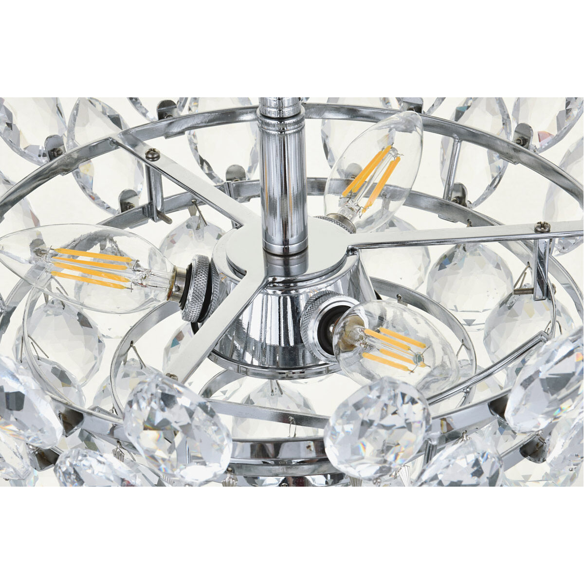Emilia 3 Light 14 inch Chrome Pendant Ceiling Light