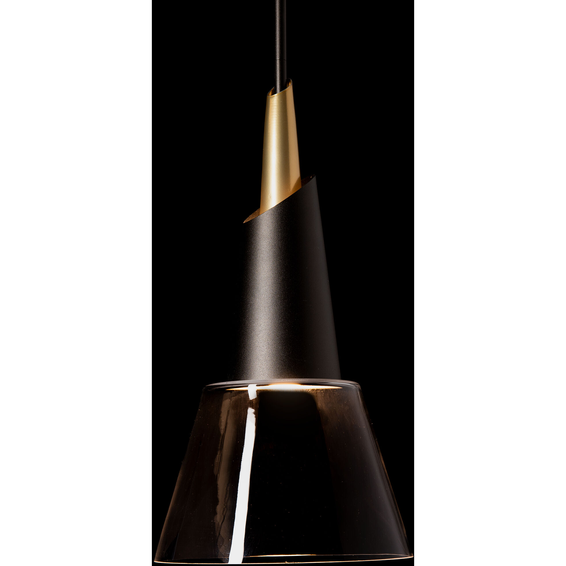Kora 9.1 inch Oil Rubbed Bronze/Modern Brass Mini Pendant Ceiling Light