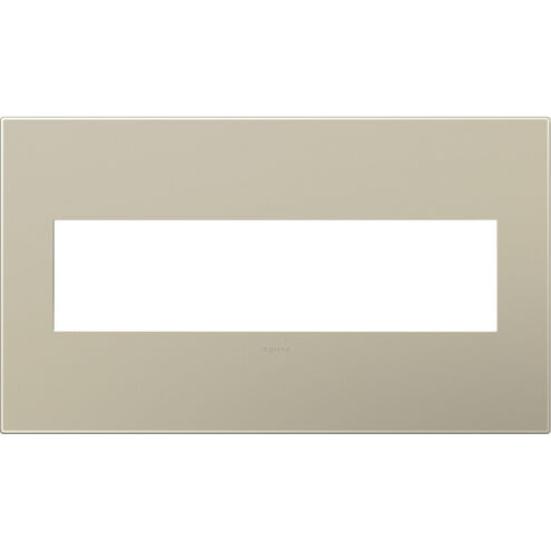 Adorne Titanium Wall Plate, 4-Gang