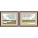 Landscapes Collection Flat Profile With Distressed Dark Wood. Framed Art