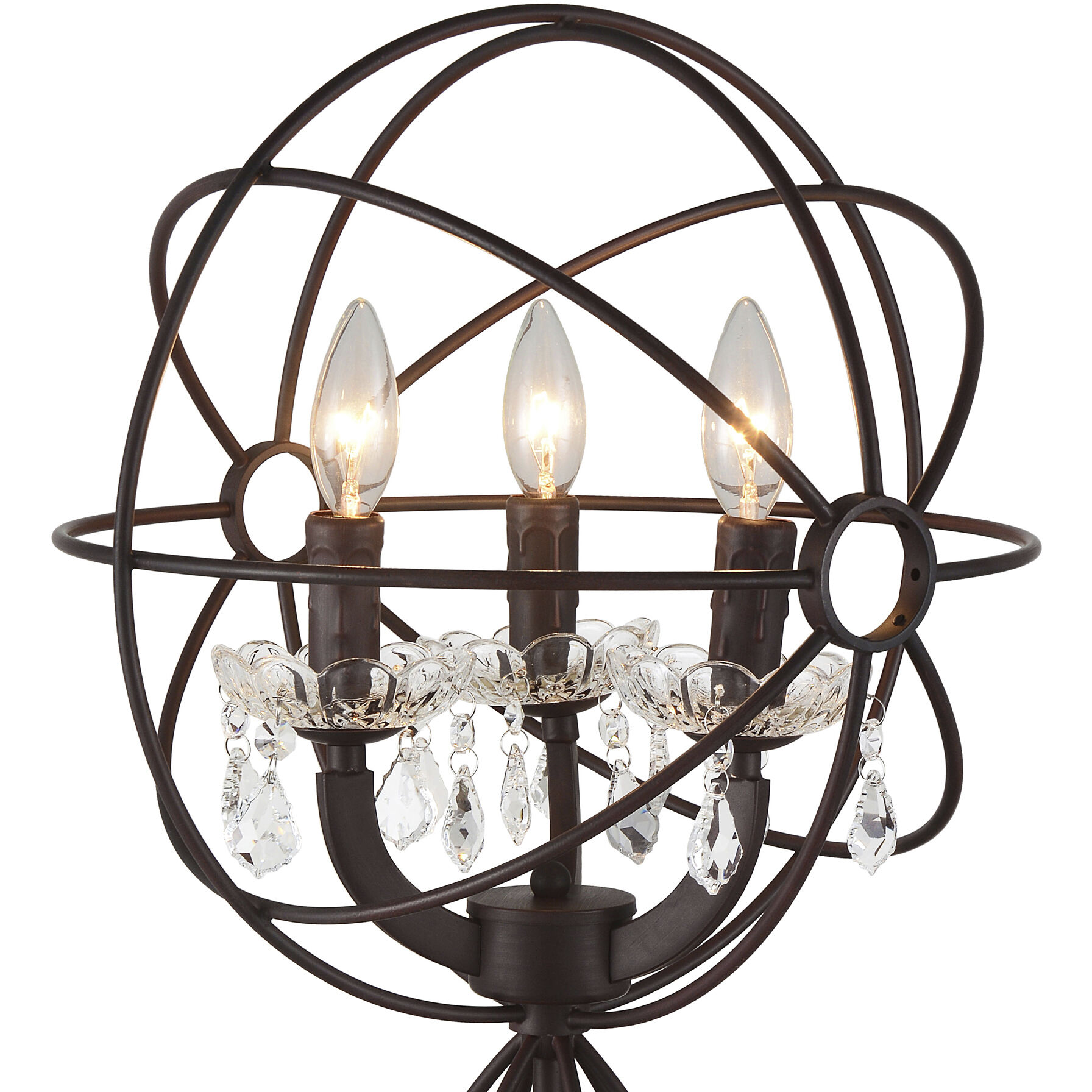 Campechia 65 inch 60.00 watt Brown Floor Lamp Portable Light