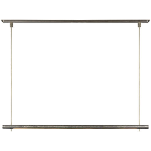 Anne-Marie Barton Stahl Linear Chandelier Ceiling Light in Museum Pewter