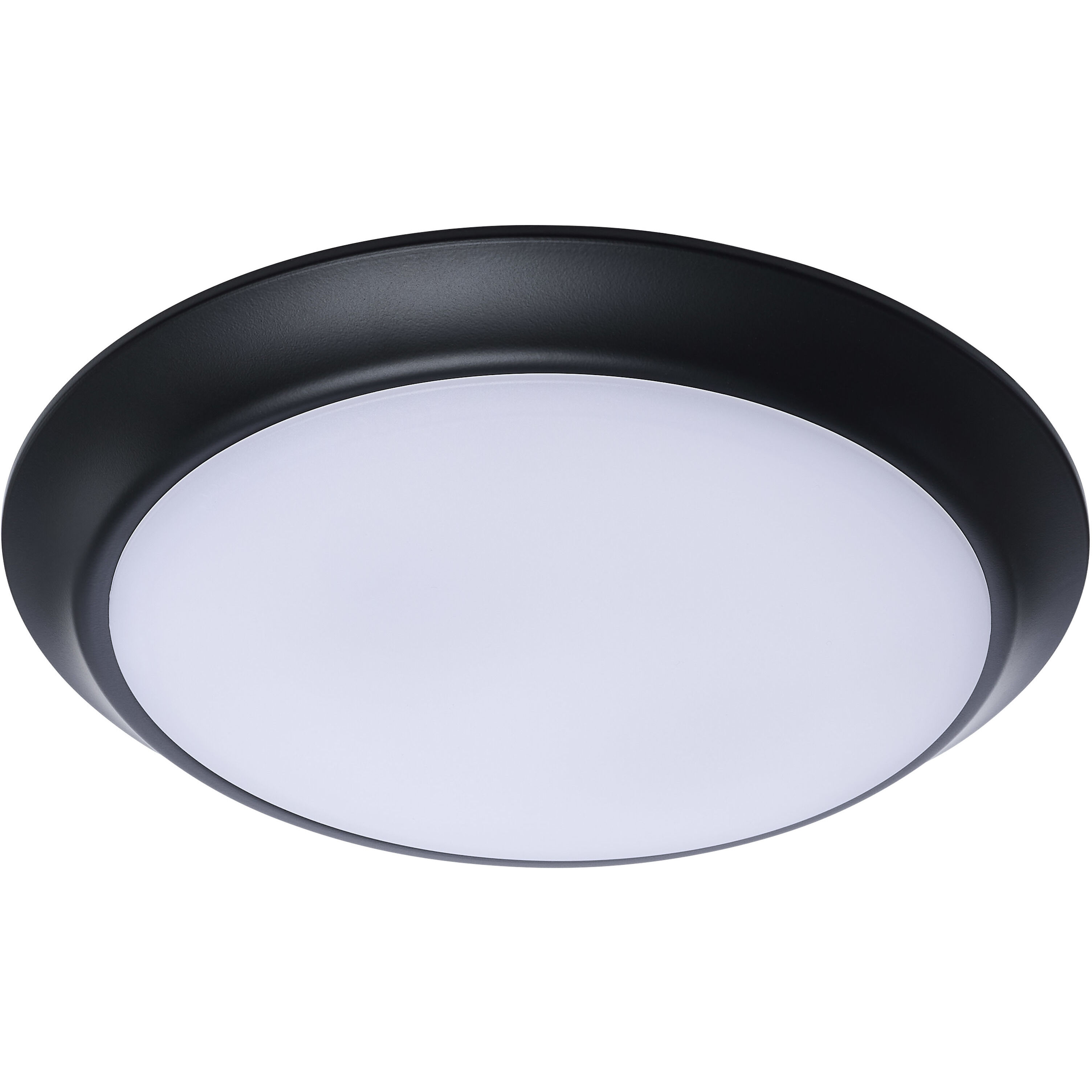 ColorQuick LED 9.49 inch Black Close-to-Ceiling LED Disk Ceiling Light