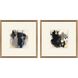 Peaceful Challenge Black and Beige and Metallic Framed Art, The Studio
