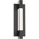 Heliograph 1 Light 18.1 inch Black Outdoor Wall Light in 2700K