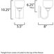 Swale 1 Light 8 inch Polished Chrome Bath Vanity Wall Light