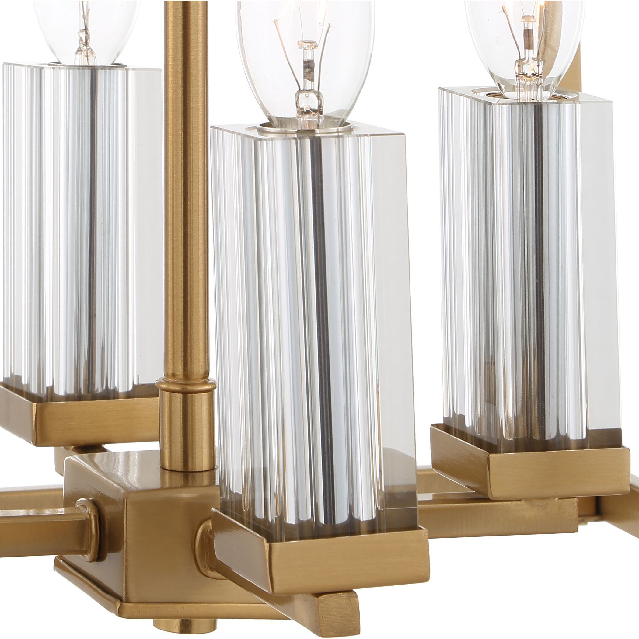 Montreal 4 Light 13.88 inch Warm Brass Pendant Ceiling Light