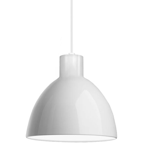 Chroma LED 8.88 inch Glossy White Pendant Ceiling Light in Gloss White