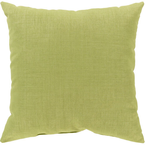 Storm 18 X 18 inch Lime Pillow Cover