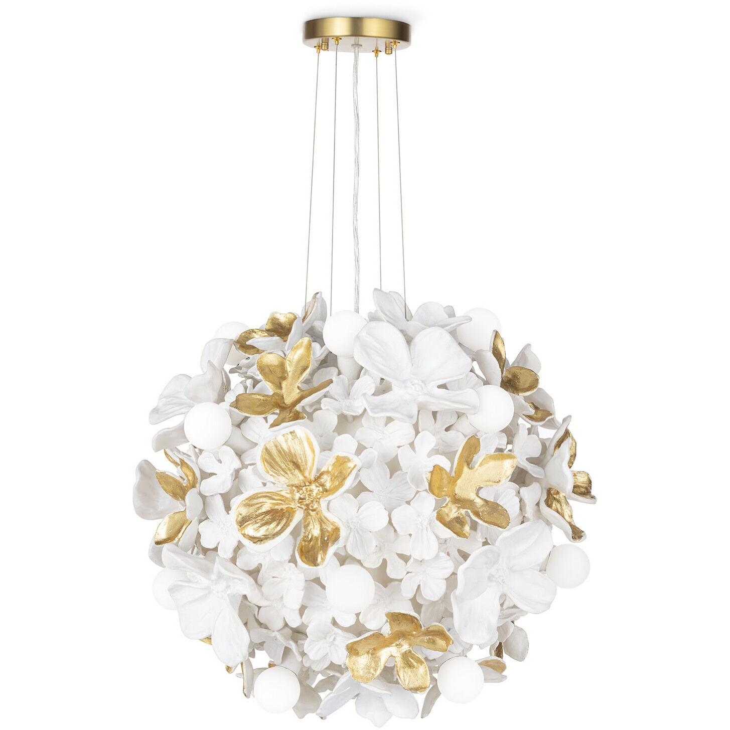 Dogwood LED 24.5 inch White Chandelier Ceiling Light
