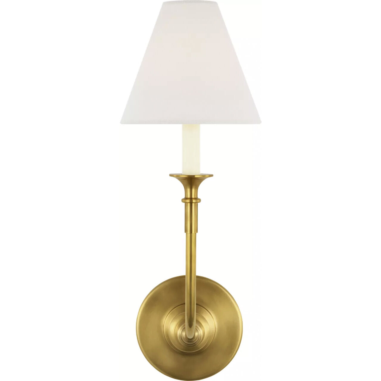 Thomas O'Brien Piaf LED 6.5 inch Hand-Rubbed Antique Brass Single Sconce Wall Light