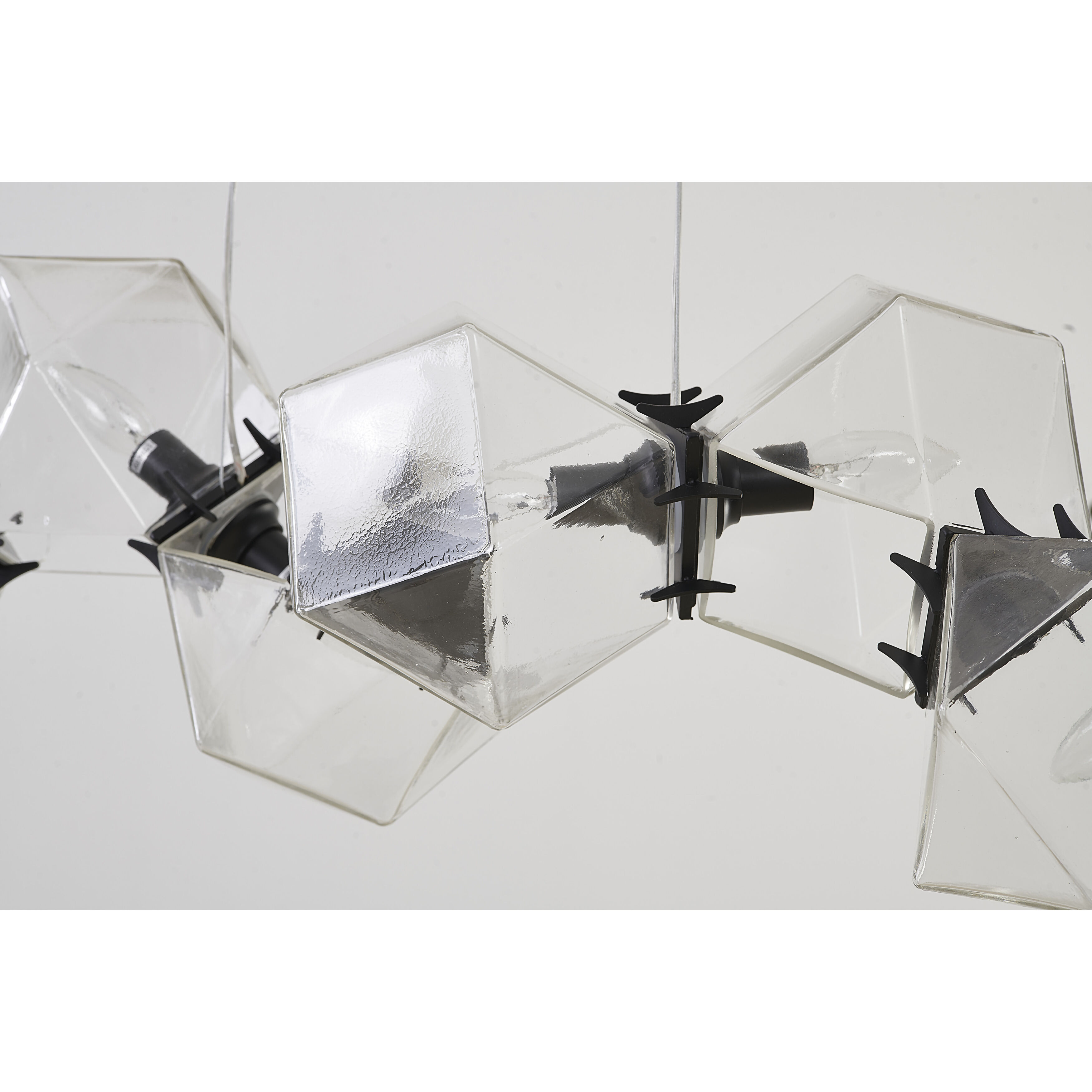 Canada 8 Light 11.8 inch Black Chandelier Ceiling Light