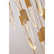 Canada 25 Light 28 inch Gold Chandelier Ceiling Light