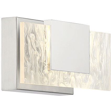 Kasha LED 8.5 inch Chrome Vanity Light Wall Light
