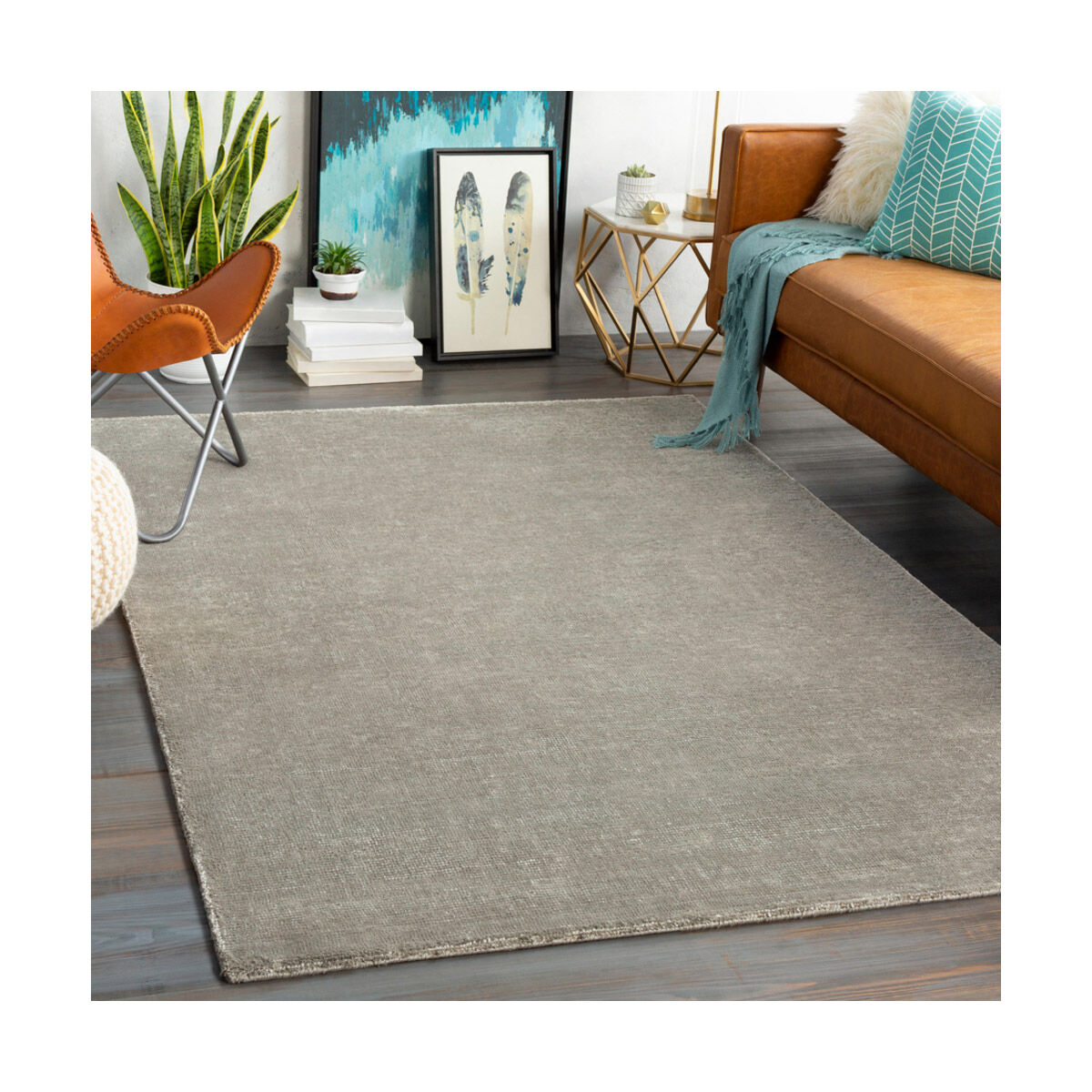 Aspen 108 X 72 inch Sage/White Rugs, Rectangle