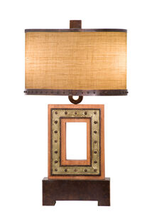 Kalco Aspen 2 Light Table Lamp in Royal Mahogany 896RM