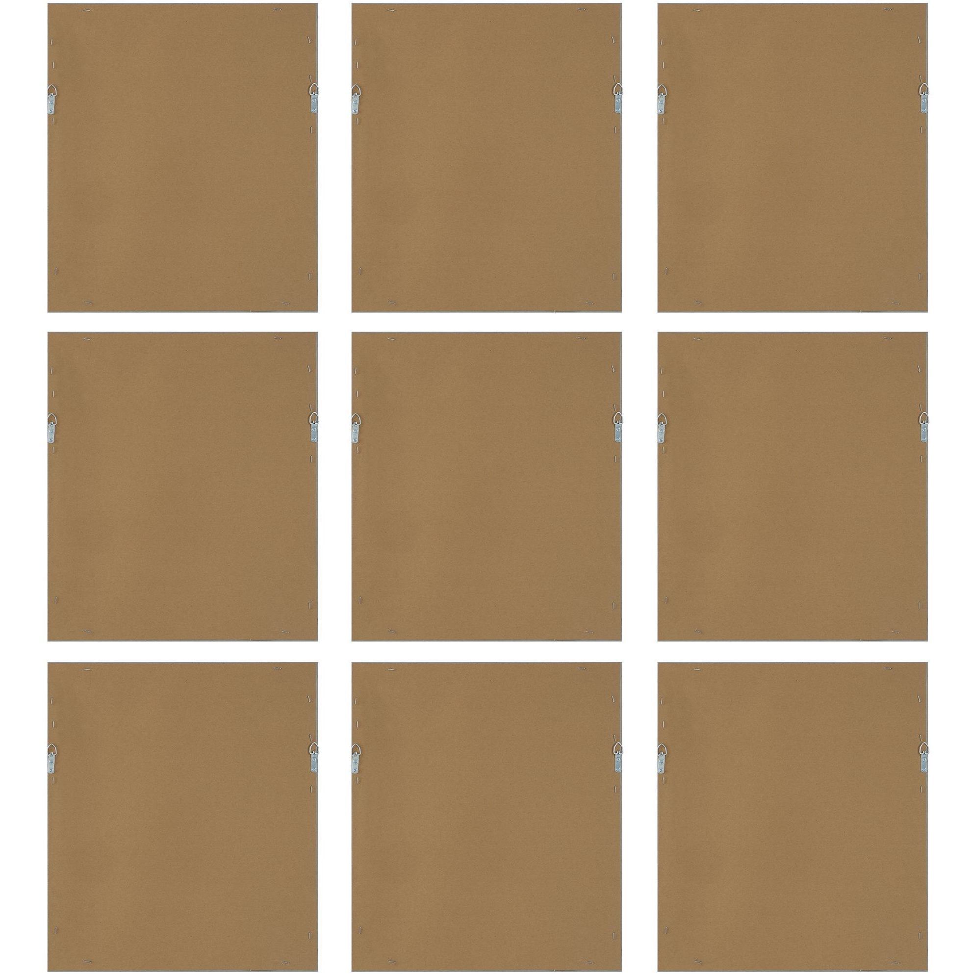 Antique 20 X 17 inch Framed Prints, Set of 9