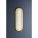 Manhasset LED 5.75 inch Aged Brass ADA Wall Sconce Wall Light