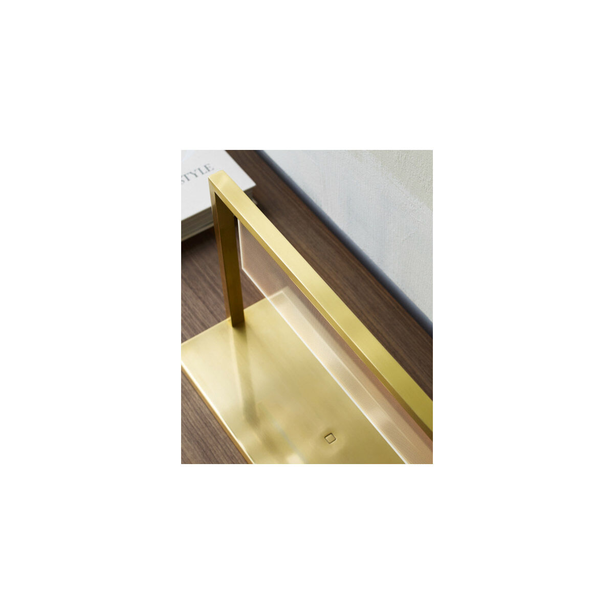 Sean Lavin Everett 10.7 inch 10.1 watt Natural Brass Table Lamp Portable Light, Integrated LED