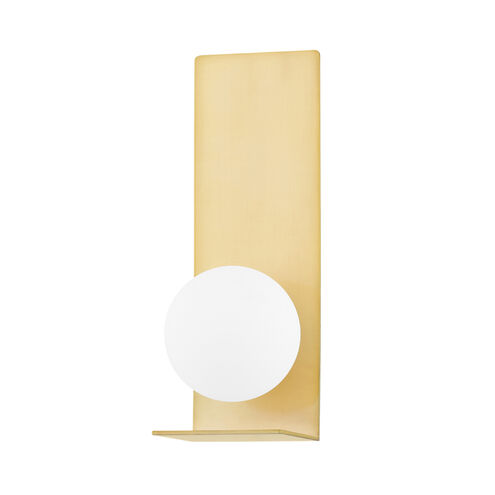 Lani LED 5 inch Aged Brass Wall Sconce Wall Light