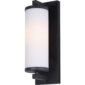 Seager 1 Light 14.5 inch Black Outdoor Wall Light