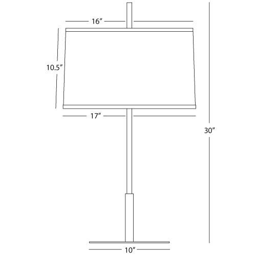 Echo 30 inch 150.00 watt Deep Patina Bronze Table Lamp Portable Light