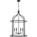 Brookstone 6 Light 26 inch Matte Black Pendant Ceiling Light