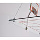 Canada 1 Light 14 inch Orange and Clear Childrens Lighting Ceiling Light, Basketball Court