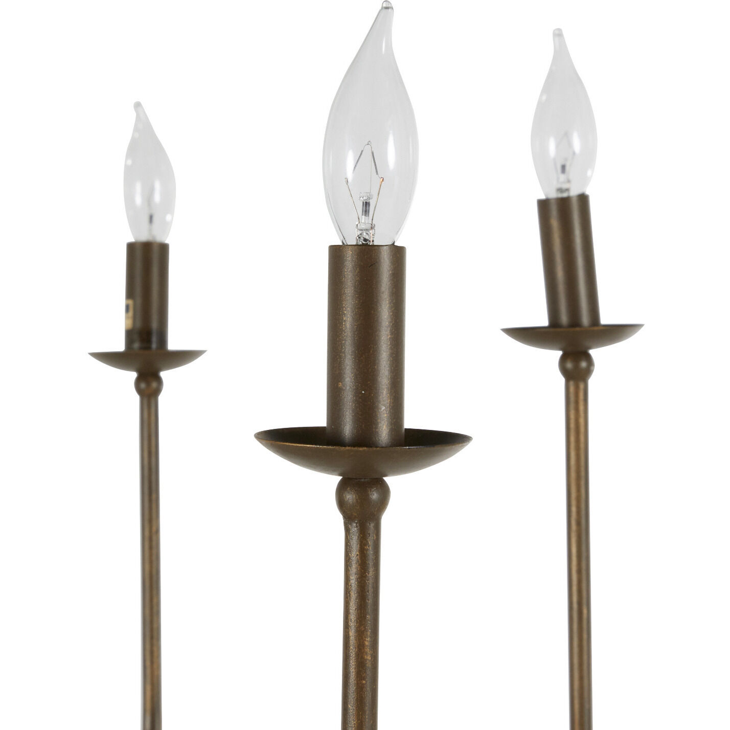 Lilly 8 Light 42 inch Brushed Copper Chandelier Ceiling Light