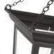 Chapman & Myers Cornice 3 Light 9.5 inch Blackened Rust Semi-Flush Lantern Ceiling Light