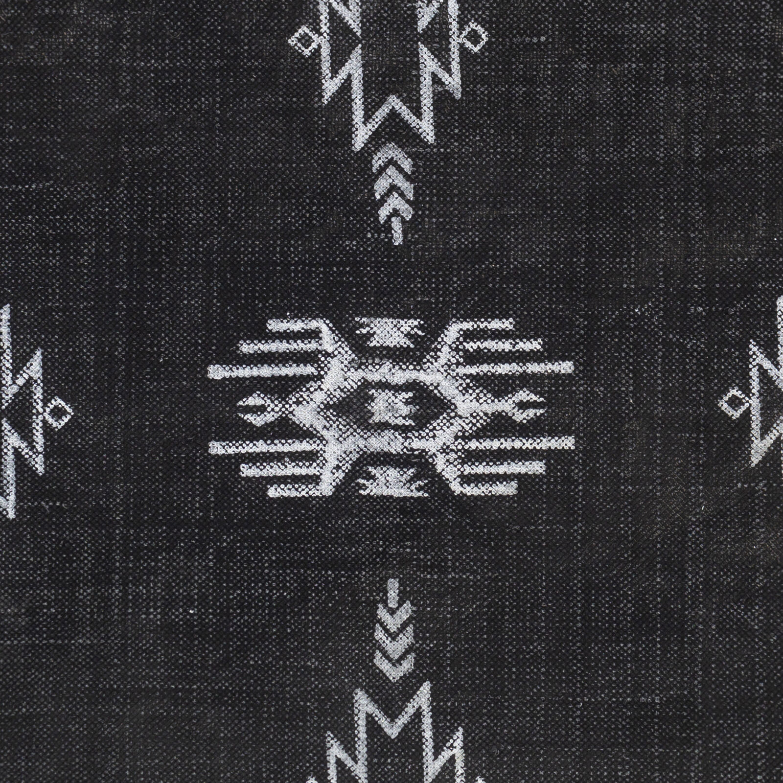 Rajasthan 72 X 72 inch Black Rug in 6 Ft Round, Round