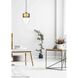 Ashwell 1 Light 7 inch Satin Gold Pendant Ceiling Light