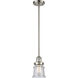 Franklin Restoration Canton 1 Light 6.5 inch Brushed Satin Nickel Mini Pendant Ceiling Light in Incandescent, Seedy, Franklin Restoration