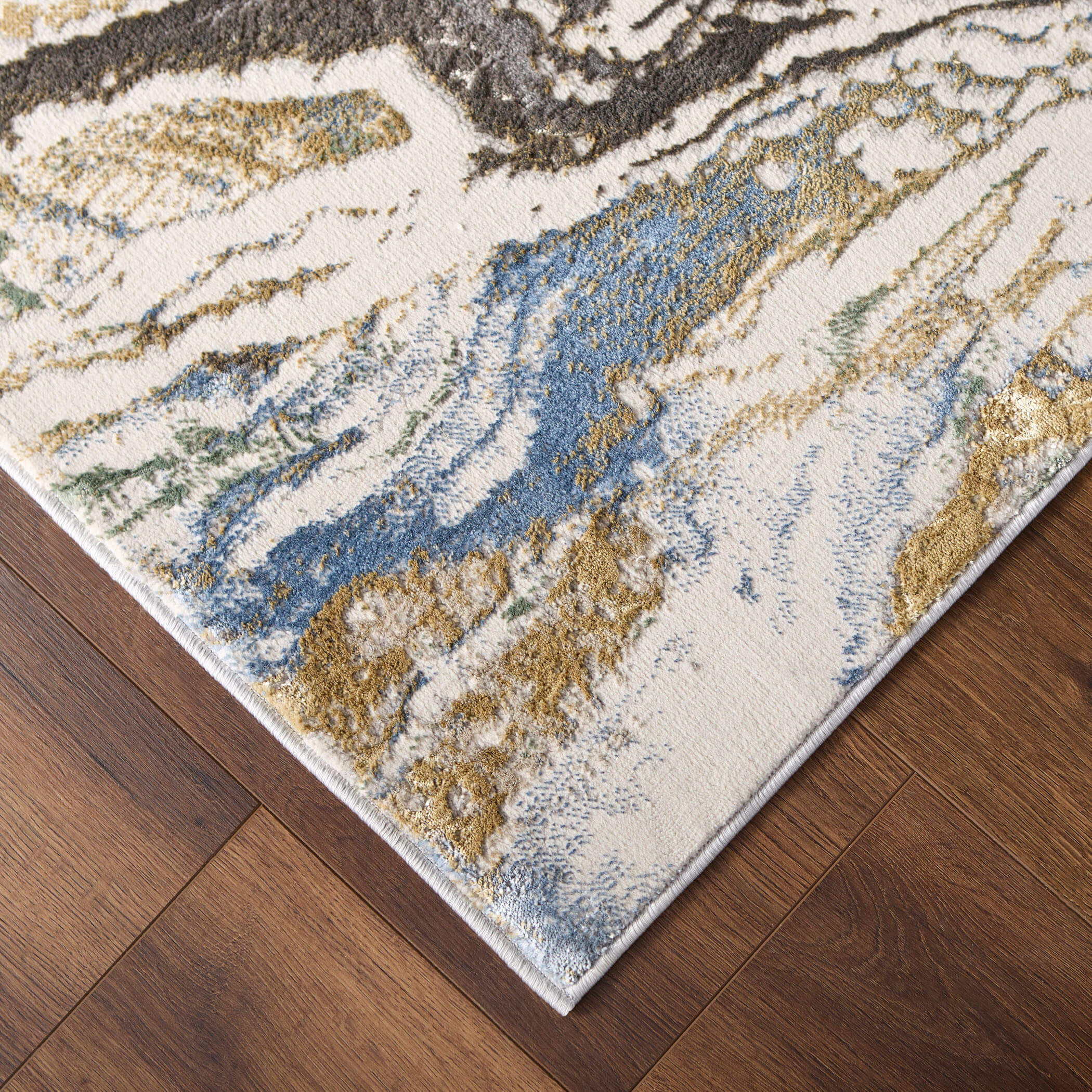 Zaria 36 X 24 inch Earth Tones Rug in 2 x 3